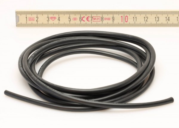 4,0 mm² Silikon-Litze schwarz · extrem flexibel · Made in Germany · Meterware