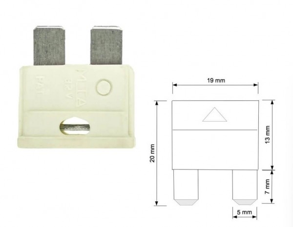 Offgridtec 25 A Kfz-Flachsicherung · 6-32 V