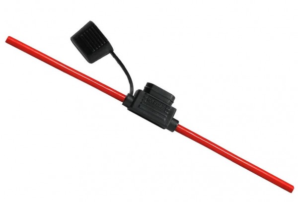 Kfz-Flachsicherungshalter inkl. 6,0 mm² Kabel